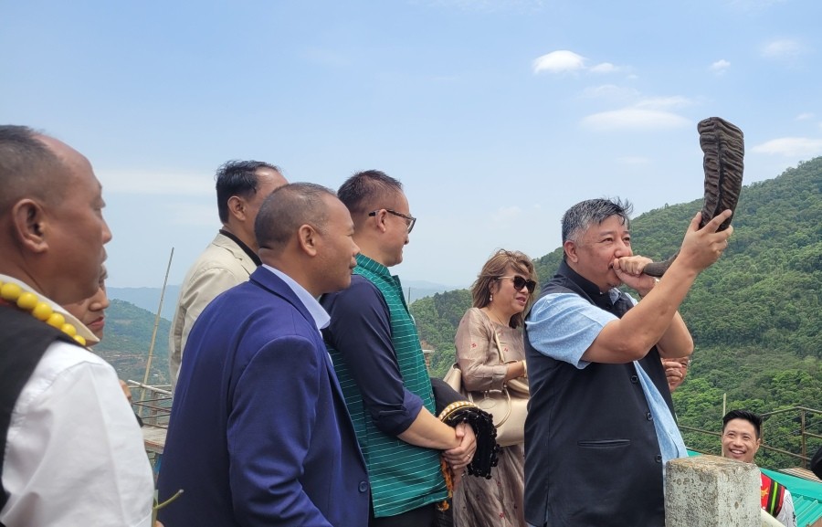 Abu Metha at Thekranyi festival at Khonoma on May 20. (Morung Photo)